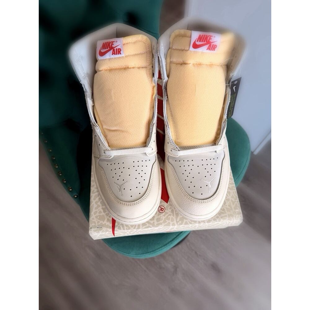 Nike Air Jordan 1 High OG Sail University Red Size 13 DZ5485-160 OG Box DS - Picture 5 of 11